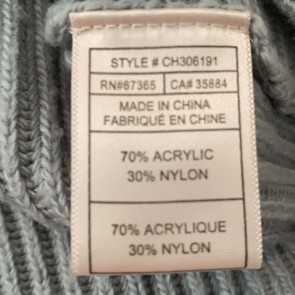 Cupcakes & Cashmere Gray Wrap Sweater Size L - Picture 8 of 13